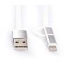 Дата кабель USB 2.0 AM to Micro 5P&Lightning 1.0m Vinga (USBAMMICRO&Lightning-1.0) - изображение 4