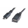 Дата кабель OTG USB 2.0 AF to Micro 5P 0.1m REAL-EL (EL123500014) - изображение 1