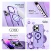 Чохол до мобільного телефона Armorstandart Y23 MagSafe Apple iPhone 15 Transparent Purple (ARM68567)