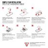 Плівка захисна Armorstandart for Camera Apple iPhone 15 Pro Max 6 pcs (ARM72557) - изображение 4