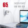 Зарядний пристрій Intaleo 65W GAN 2USB-C PD+USB-A QC 3.0 white (1283126559525) - изображение 5