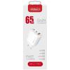 Зарядний пристрій Intaleo 65W GAN 2USB-C PD+USB-A QC 3.0 white (1283126559525) - изображение 7