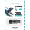 USB флеш накопичувач Wibrand 256GB Lizard Black USB 3.2 (WI3.2/LI256P9B) - изображение 3