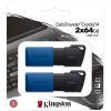 USB флеш накопитель Kingston 2x64GB DataTraveler Exodia M Black/Blue USB 3.2 (DTXM/64GB-2P) - изображение 6