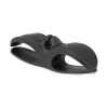 Держатель для кабеля OfficePro CM001B, клейкое основание, black (CM001B)