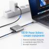 Концентратор ColorWay USB-C 3-in-1 USB 3.0 + HDMI 4K + USB-C PD100W (CW-HUB08) - изображение 7