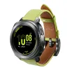 Ремешок для смарт-часов Samsung Gear Classic Leather Olive-Green (GP-R600BREEBAE)