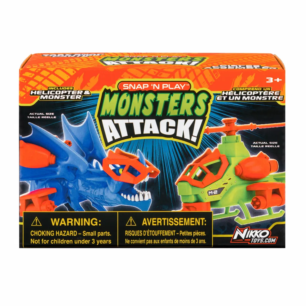 Игровой набор Road Rippers Snap'n Play Helicopter and monster (20302 ...