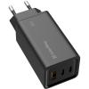 Зарядное устройство ColorWay GaN3 Pro Power Delivery (USB-A + 2 USB TYPE-C) (65W) (CW-CHS039PD-BK) - изображение 5