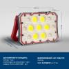 Ліхтар Quantum worklight Worker 15W COB+LED з функ Power Bank (QM-FL2030) - изображение 6
