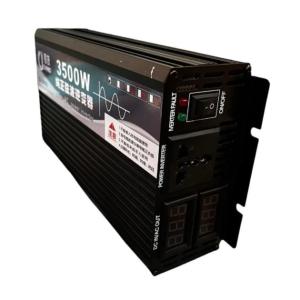 Перетворювач напруги/інвертор з чистою синусоїдою 12 DC - 220 AC 3500W max CJ-3500, цифровий індикатор