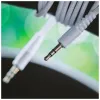 Кабель мультимедійний 3.5mm M to 3.5mm M 1.0m white XQISIT (4029948026954)